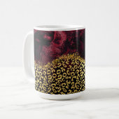 Mug Zones Leopard De Bourgogne Uniques (Devant gauche)
