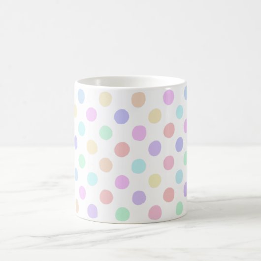 Mug Zones multicolores sur blanc (Centre)