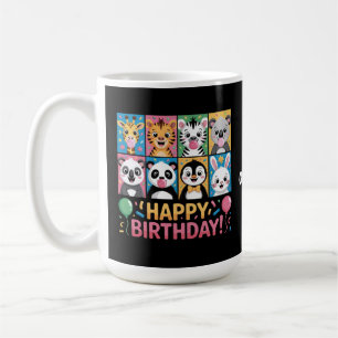 Mug Zoo Animaux Faune Anniversaire Fête Zoo Jour Drôle