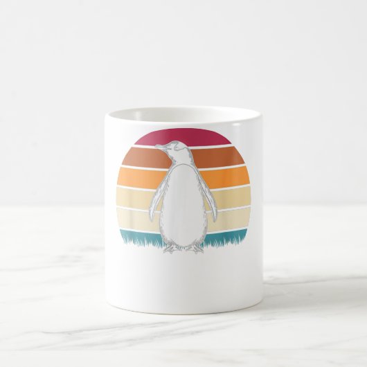 Mug Zoo Keeper Idée cadeau Antarctique Animal Retro Pe (Centre)