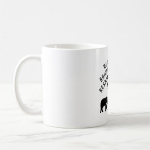 Mug Zookeeper & Vet Humour "Mon animal est lumineux