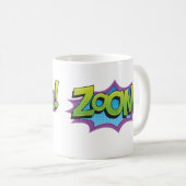 Mug Zoom de bande dessinée ! (Devant droit)