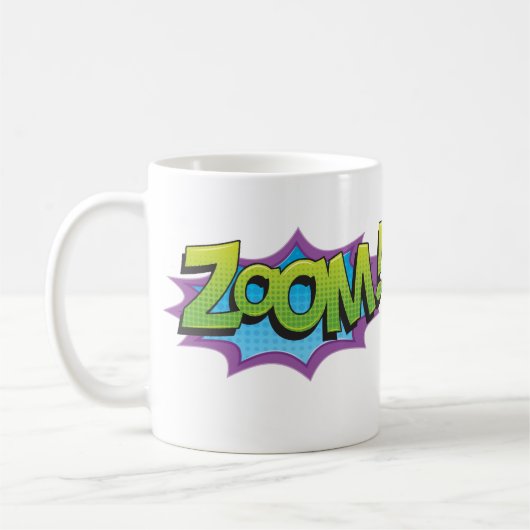 Mug Zoom de bande dessinée ! (Gauche)