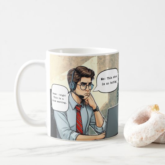 Mug 'Zoom Gloom' (Avec donut)