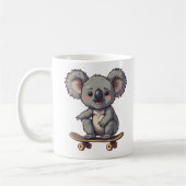 Mug Zooming Koala sur roues (Gauche)