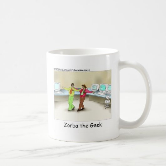 Mug Zorba Le Geek Drôle Dons & Objets de collection (Droite)