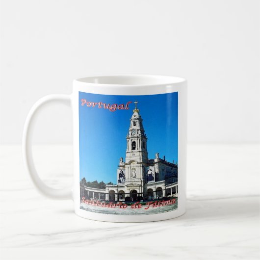 Mug zPT011 SANCTUAIRE DE FATIMA, Portugal, (Gauche)