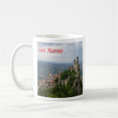 Mug zSM007 MONTE TITANO panorama, Saint-Marin, (Gauche)