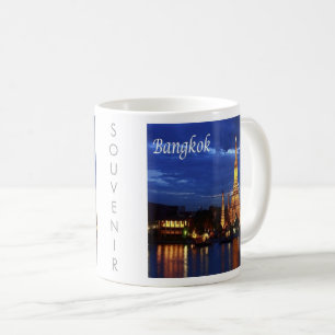 Mug zTH016 BANGKOK par nuit, Thaïlande, Asie,