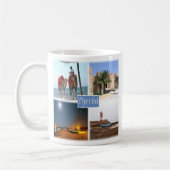 Mug zTN017 DJERBA, Mosaïque, Tunisie, Afrique, (Gauche)