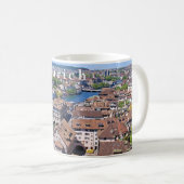 Mug Zurich. Panorama de la tour de Grossmunster (Devant droit)