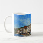 Mug Zurich. Vue du remblai de rivière de Limmat (Gauche)