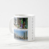 Mug zUS053 MIAMI mosaïque, Floride, Amérique, (Devant gauche)
