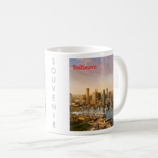 Mug zUS183 BALTIMORE, Maryland, Amérique, (Devant droit)