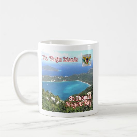 Mug zVI012 SAINT THOMAS, Baie de Magens, îles Vierges, (Gauche)
