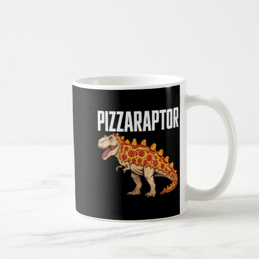 Mug Zza T-rex Dino Fast Food Funny Zza Dinosaur (Droite)