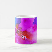 Muga cup voor een cadeau, waterverf voor schrijfaf koffiemok (Center)