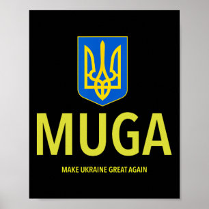 Muga Maak Oekraïne Groter Weer Poster