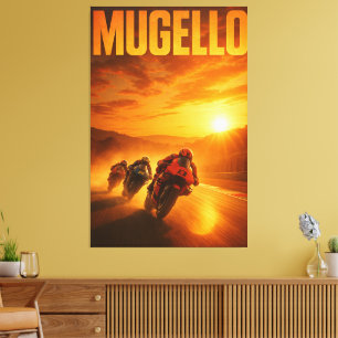 Mugello Circuit MotoGP Italiaanse Grand Prix 2024 Canvas Afdruk