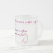 mugFirst Mijn dochter Matglas Koffiemok (Voorkant rechts)