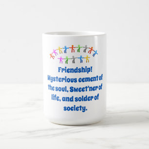 MugFriendship Mysterious Cement - Friendship Quote Koffiemok