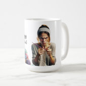 Mugg rolig mugg om virkning "I Don't Need Therapy" Koffiemok (Voorkant rechts)