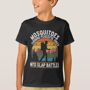 Muggen Vreedzame Wandelingen Klap Slag Wandelingen T-shirt