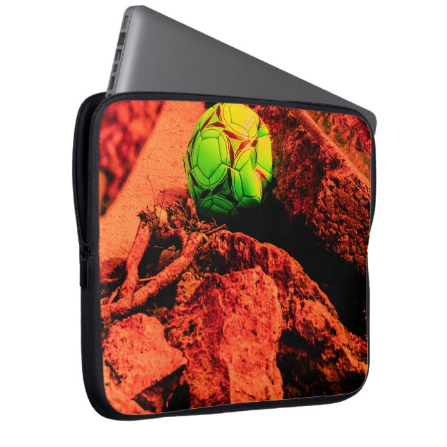 muggenontdekkingsreiziger laptop sleeve (Voorkant Rechts)