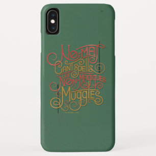 MUGGLE™ gelokaliseerde Grafische Vertalingen iPhone XS Max Hoesje