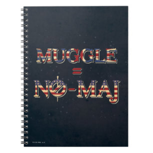 MUGGLE™ = NO-MAJ™ NOTITIEBOEK