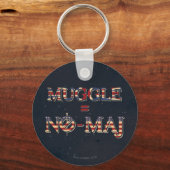 MUGGLE™ = NO-MAJ™ SLEUTELHANGER (Voorkant)