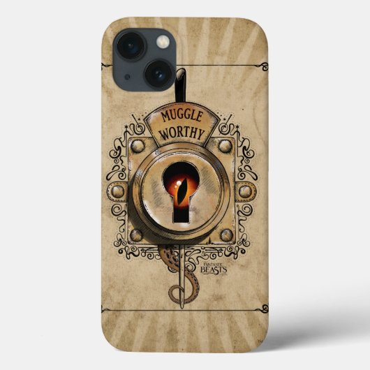MUGGLE WORTHY™ Lock Case-Mate iPhone Case (Achterkant)