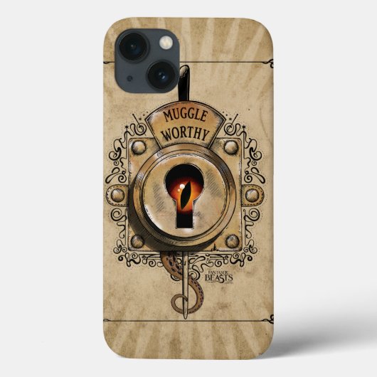 MUGGLE WORTHY™ Lock Case-Mate iPhone Case (Achterkant)