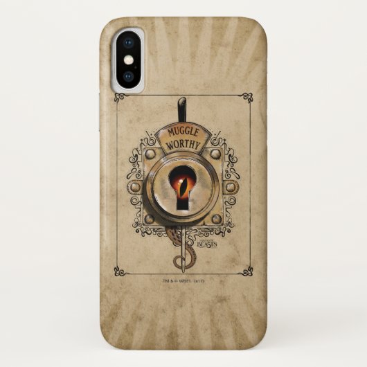 MUGGLE WORTHY™ Lock Case-Mate iPhone Case (Achterkant)