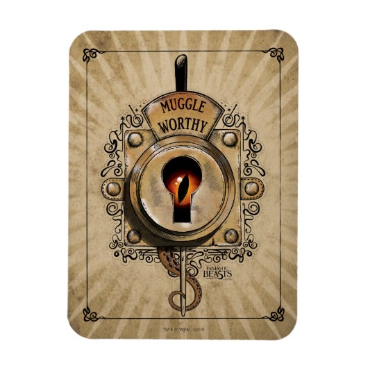 MUGGLE WORTHY™ Lock Magneet (Verticaal)