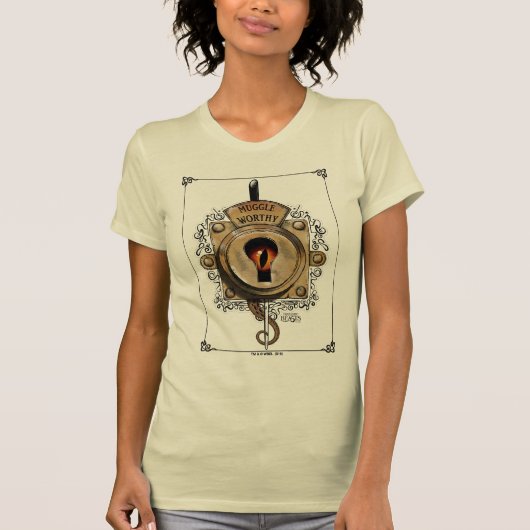 MUGGLE WORTHY™ Lock T-shirt (Voorkant)