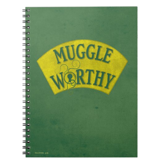 MUGGLE WORTHY™ NOTITIEBOEK (Voorkant)