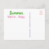 Muggy carte postale été dh2022 (Dos)