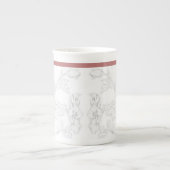 Mughal Design on a Bone China Mug Porselein Kop (Voorkant)