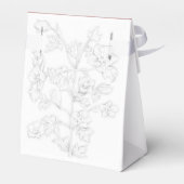 Mughal Design on a Favor Box Bedankdoosjes (Achterkant)