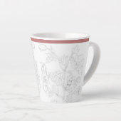 Mughal Design on a Small Latte Mug Latte Mok (Rechterhoek)