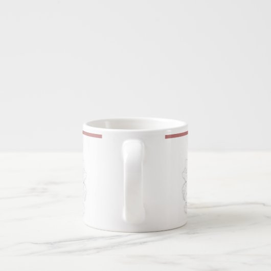 Mughal Design on an Espresso Mug (Dos)
