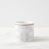 Mughal Design on an Espresso Mug (Devant)
