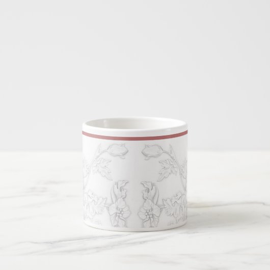 Mughal Design on an Espresso Mug (Devant)