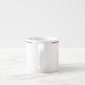 Mughal Design on an Espresso Mug Kop (Achterkant)