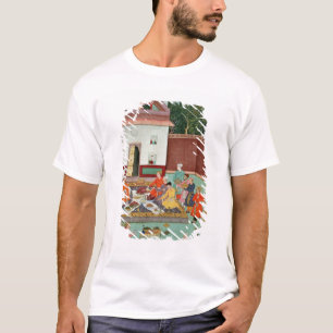Mughal Emperor die in een Courtyard verdwijnt T-shirt
