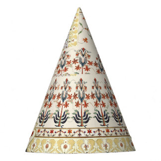 Mughal Floral Paisley: Etnische digitale elegantie Feesthoedjes