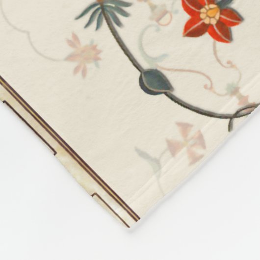 Mughal Floral Paisley: Etnische digitale elegantie Fleece Deken (Hoek)