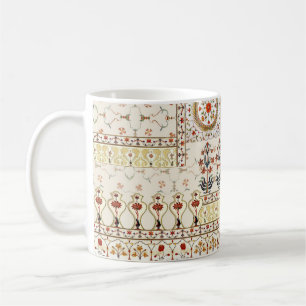Mughal Floral Paisley: Etnische digitale elegantie Koffiemok
