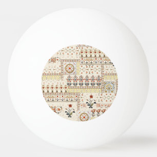 Mughal Floral Paisley: Etnische digitale elegantie Pingpongballen